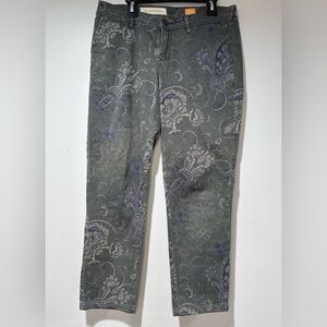 Pilcro Paisley Hyphen Fit Ankle Pants